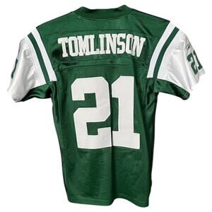 Reebok NFL LaDainian Tomlinson #21 New York Jets Green Jersey Y2K Youth L 12-14